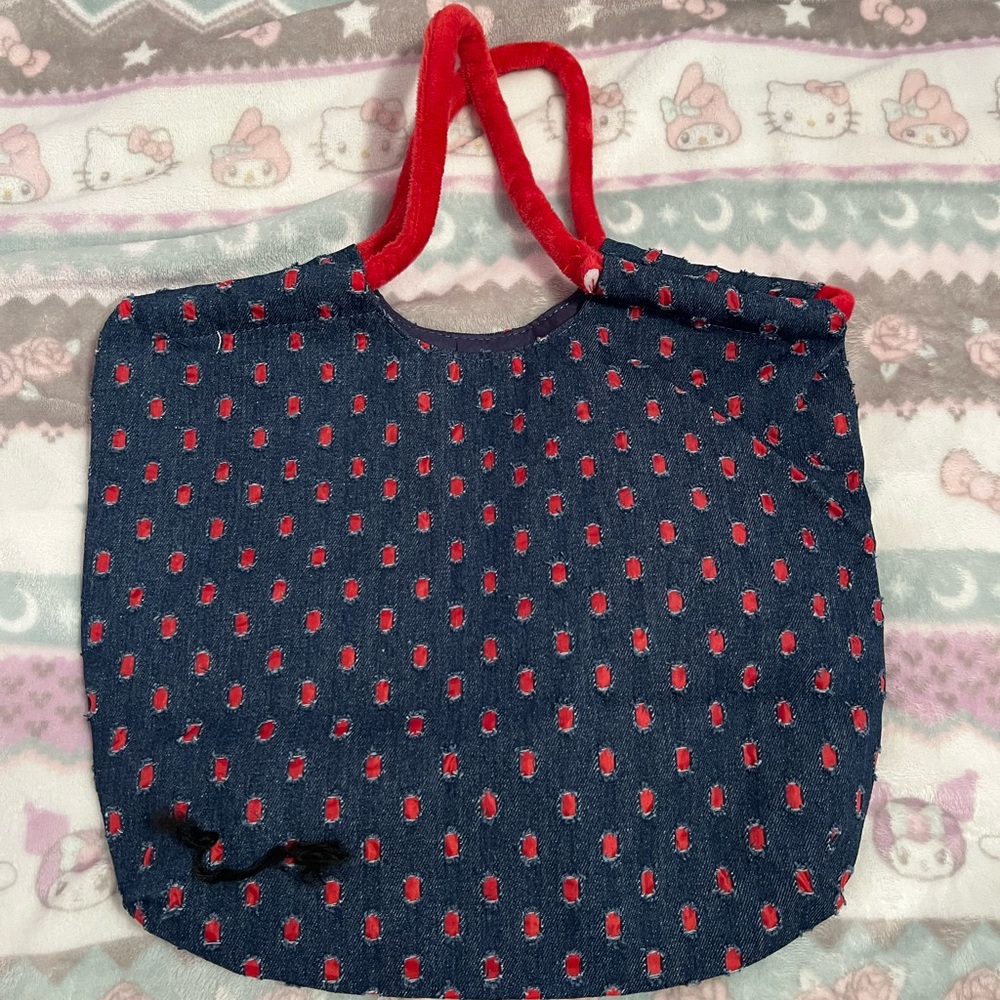 Sanrio Hello Kitty Navy and Red Tote Set - Picture 10 of 10